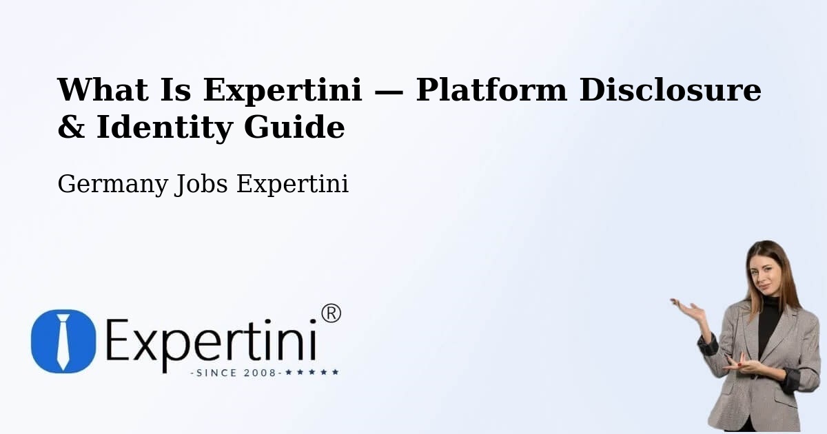 What Is Expertini — Platform Disclosure & Identity Guide – Dalheim